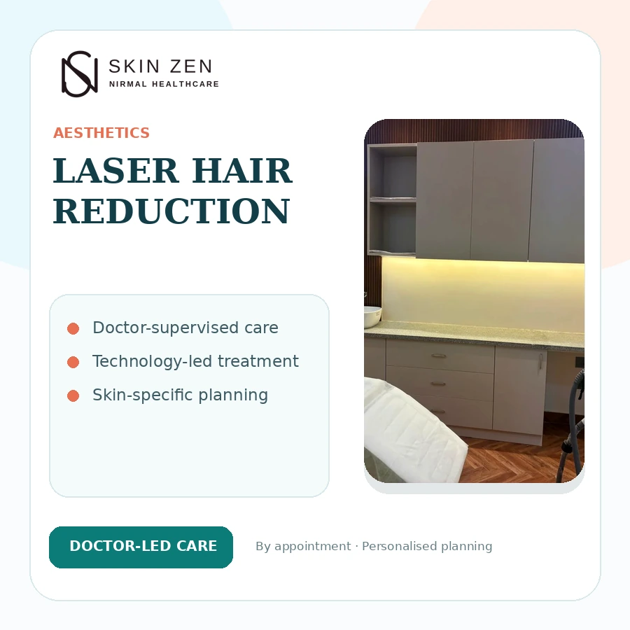 Laser hair reduction